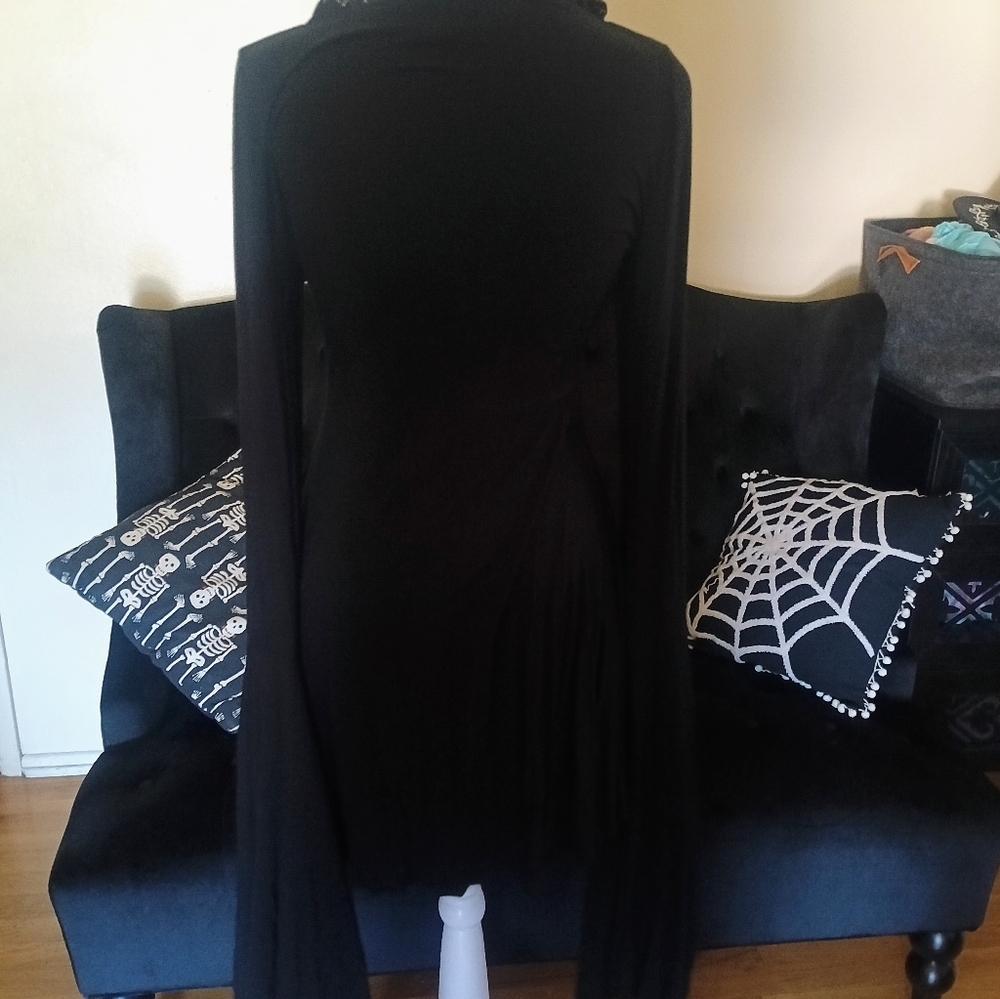 Killstar mini dress with bell sleeves